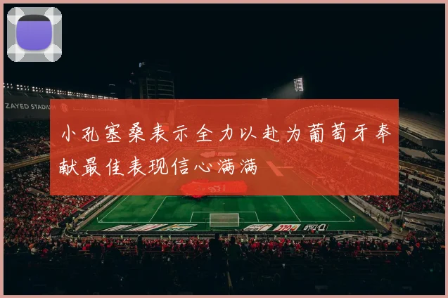 小孔塞桑表示全力以赴为葡萄牙奉献最佳表现信心满满